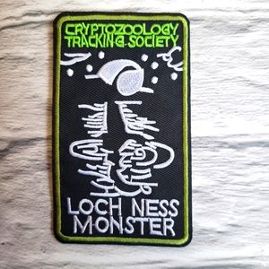 Loch Ness Monster Cryptozoology Embroidered Iron on Patch